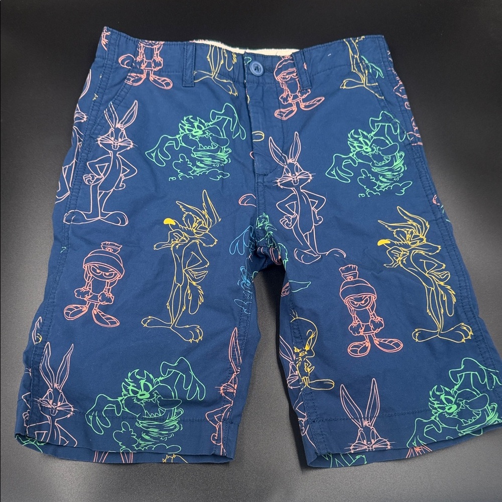 Gap Blue Bugs Bunny Print Shorts NWOT